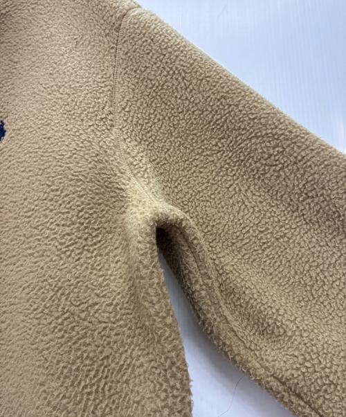 POLO RALPH LAUREN（ポロ・ラルフローレン）POLO RALPH LAUREN (ポロ・ラルフローレン) ボアフリースプルオーバー ブラウン サイズ:XLの古着・服飾アイテム