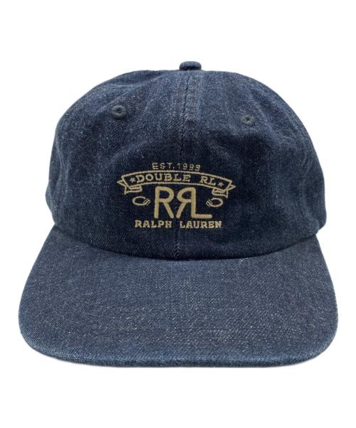 RRL（ダブルアールエル）RRL (ダブルアールエル) RRL ランチ ロゴ デニム ボール キャップ インディゴ サイズ:ONE SIZEの古着・服飾アイテム