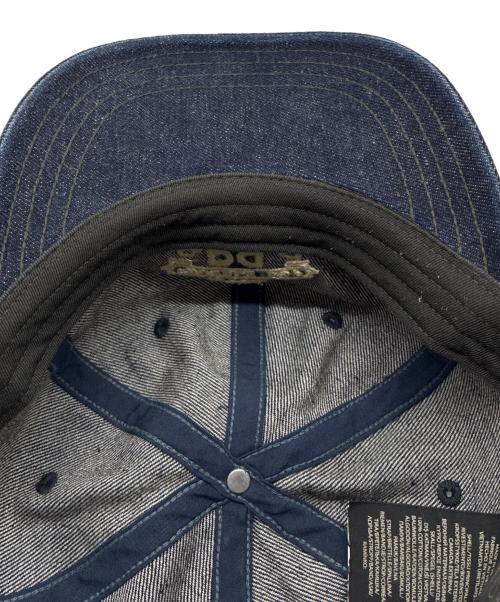 RRL（ダブルアールエル）RRL (ダブルアールエル) RRL ランチ ロゴ デニム ボール キャップ インディゴ サイズ:ONE SIZEの古着・服飾アイテム