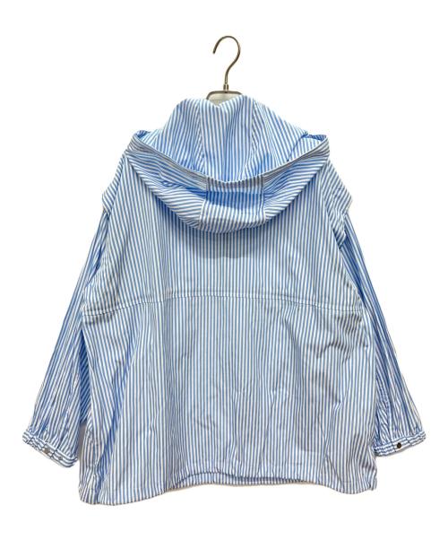 SHENERY（シーナリー）SHENERY (シーナリー) 2WAYストライプアノラックパーカー ブルー×ホワイト サイズ:FREEの古着・服飾アイテム