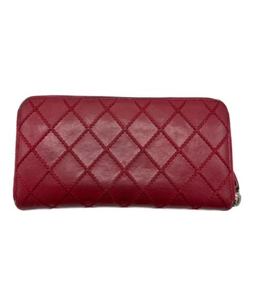 CHANEL（シャネル）CHANEL (シャネル) 長財布 レッドの古着・服飾アイテム
