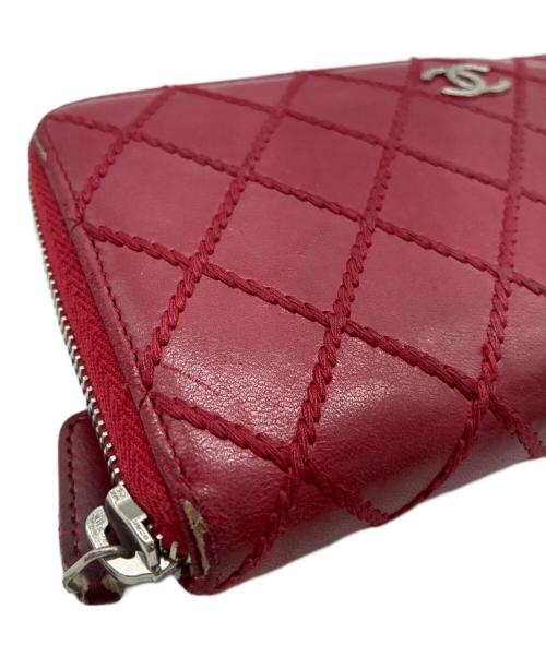 CHANEL（シャネル）CHANEL (シャネル) 長財布 レッドの古着・服飾アイテム