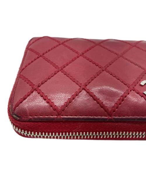CHANEL（シャネル）CHANEL (シャネル) 長財布 レッドの古着・服飾アイテム