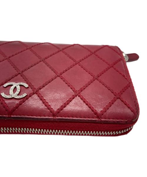 CHANEL（シャネル）CHANEL (シャネル) 長財布 レッドの古着・服飾アイテム