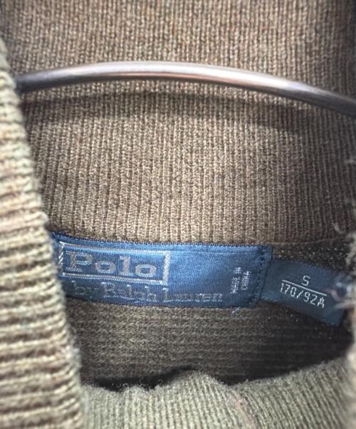 POLO RALPH LAUREN（ポロ・ラルフローレン）POLO RALPH LAUREN (ポロ・ラルフローレン) 【ラムウール】厚手ニット グリーン サイズ:Sの古着・服飾アイテム
