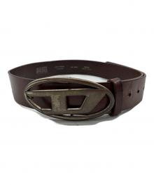 DIESEL（ディーゼル）の古着「レザーベルト」｜ブラウン