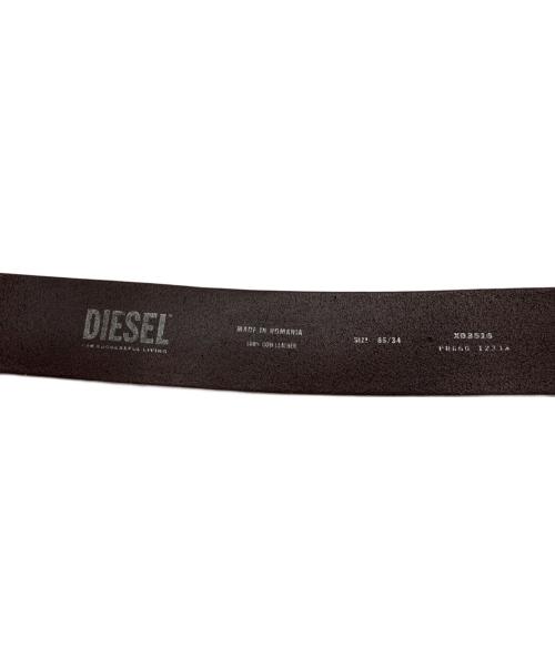 DIESEL（ディーゼル）DIESEL (ディーゼル) レザーベルト ブラウン サイズ:85/34の古着・服飾アイテム