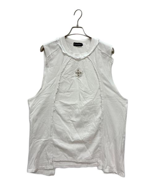 SURGERY（サージェリー）SURGERY (サージェリー) dekki clover logo sleeveless ホワイト サイズ:Mの古着・服飾アイテム