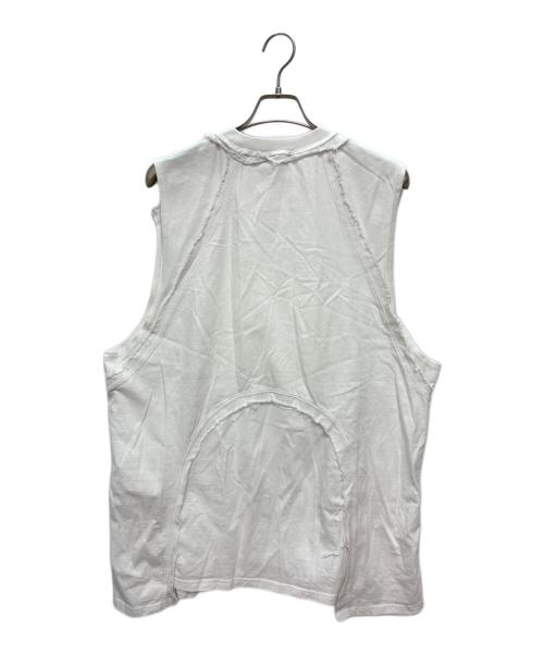 SURGERY（サージェリー）SURGERY (サージェリー) dekki clover logo sleeveless ホワイト サイズ:Mの古着・服飾アイテム