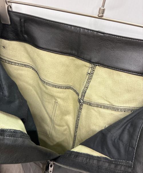 rosen kreuz（ローゼンクロイツ）ROSEN KREUZ (ローゼンクロイツ) VINTAGE LEATHER PANTS / フェイクレザーパンツ ブラック サイズ:2の古着・服飾アイテム