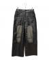 ROSEN KREUZ（ローゼンクロイツ）の古着「VINTAGE LEATHER PANTS / フェイクレザーパンツ」｜ブラック