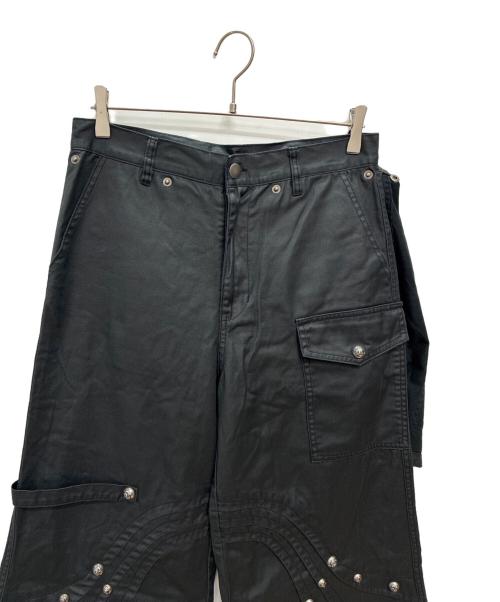 rosen kreuz（ローゼンクロイツ）ROSEN KREUZ (ローゼンクロイツ) DOCKING SKIRT WIDE PANTS グレー サイズ:2の古着・服飾アイテム