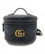 GUCCIグッチ）の古着「ミニリュック」｜ブラック