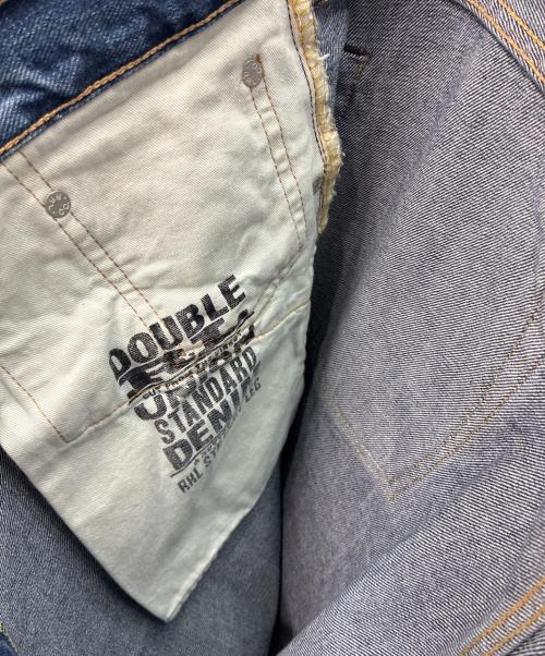 RRL（ダブルアールエル）RRL (ダブルアールエル) ペイント加工デニムパンツ インディゴ サイズ:W38×L32の古着・服飾アイテム