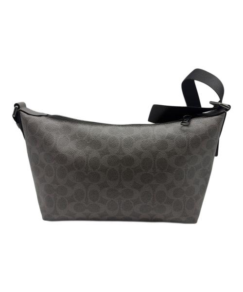 COACH（コーチ）COACH (コーチ) スモール フィン クロスボディ バッグ・ポーチ・シグネチャー キャンバス グレーの古着・服飾アイテム