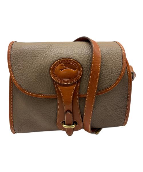 DOONEY&BOURKE（ドゥーニーアンドバーク）DOONEY&BOURKE (ドゥーニーアンドバーク) ショルダーバッグ グレー×ブラウンの古着・服飾アイテム