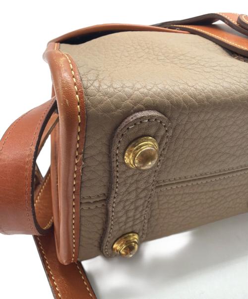 DOONEY&BOURKE（ドゥーニーアンドバーク）DOONEY&BOURKE (ドゥーニーアンドバーク) ショルダーバッグ グレー×ブラウンの古着・服飾アイテム