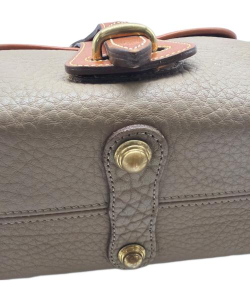 DOONEY&BOURKE（ドゥーニーアンドバーク）DOONEY&BOURKE (ドゥーニーアンドバーク) ショルダーバッグ グレー×ブラウンの古着・服飾アイテム