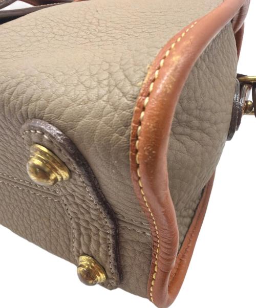 DOONEY&BOURKE（ドゥーニーアンドバーク）DOONEY&BOURKE (ドゥーニーアンドバーク) ショルダーバッグ グレー×ブラウンの古着・服飾アイテム