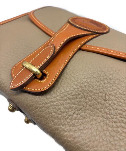 DOONEY&BOURKE（ドゥーニーアンドバーク）DOONEY&BOURKE (ドゥーニーアンドバーク) ショルダーバッグ グレー×ブラウンの古着・服飾アイテム