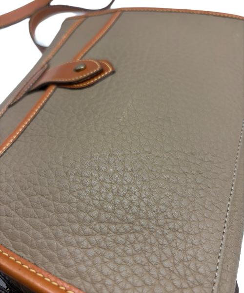 DOONEY&BOURKE（ドゥーニーアンドバーク）DOONEY&BOURKE (ドゥーニーアンドバーク) ショルダーバッグ グレー×ブラウンの古着・服飾アイテム