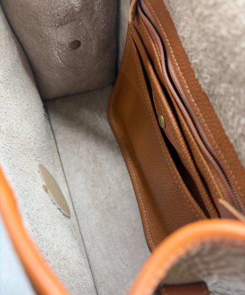 DOONEY&BOURKE（ドゥーニーアンドバーク）DOONEY&BOURKE (ドゥーニーアンドバーク) ショルダーバッグ グレー×ブラウンの古着・服飾アイテム