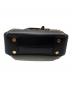 中古・古着 MICHAEL KORS (マイケルコース) Mercer Small Studded Leather Belted Satchel / 2WAYバッグ ブラウン×ブラック：15000円