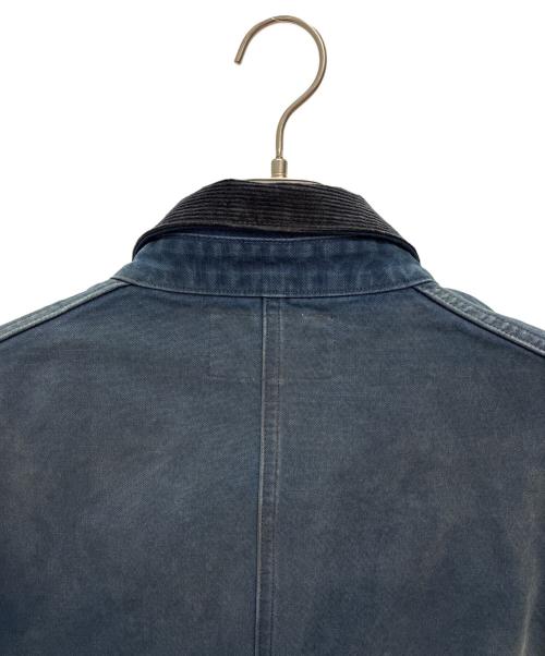 RRL（ダブルアールエル）RRL (ダブルアールエル) キャンバス コーデュロイカラー エンジニア ジャケット フェイデッド ネイビー サイズ:XXLの古着・服飾アイテム