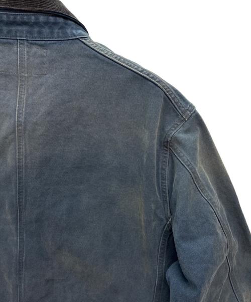 RRL（ダブルアールエル）RRL (ダブルアールエル) キャンバス コーデュロイカラー エンジニア ジャケット フェイデッド ネイビー サイズ:XXLの古着・服飾アイテム