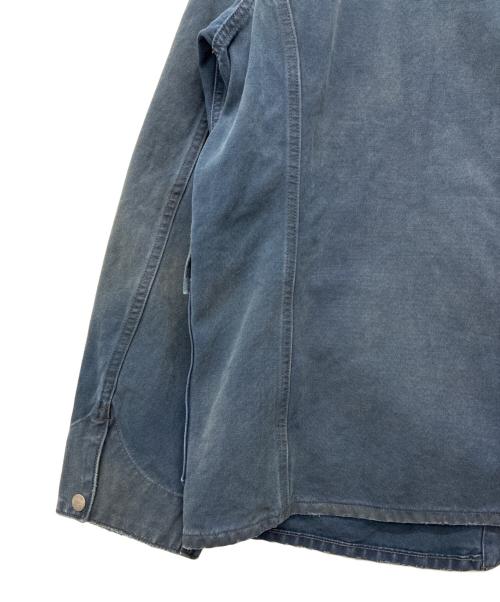 RRL（ダブルアールエル）RRL (ダブルアールエル) キャンバス コーデュロイカラー エンジニア ジャケット フェイデッド ネイビー サイズ:XXLの古着・服飾アイテム