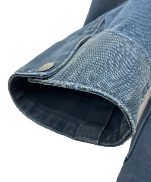 RRL（ダブルアールエル）RRL (ダブルアールエル) キャンバス コーデュロイカラー エンジニア ジャケット フェイデッド ネイビー サイズ:XXLの古着・服飾アイテム