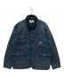 RRL（ダブルアールエル）の古着「キャンバス コーデュロイカラー エンジニア ジャケット」｜フェイデッド ネイビー
