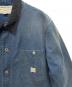 中古・古着 RRL (ダブルアールエル) キャンバス コーデュロイカラー エンジニア ジャケット フェイデッド ネイビー サイズ:XXL：60000円