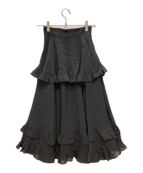 Tnewties（トゥエンティーズ）Tnewties (トゥエンティーズ) ロングスカート ブラック サイズ:XSの古着・服飾アイテム