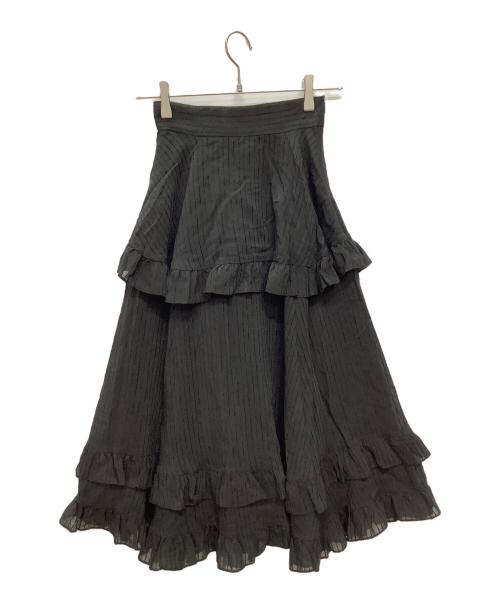 Tnewties（トゥエンティーズ）Tnewties (トゥエンティーズ) ロングスカート ブラック サイズ:XSの古着・服飾アイテム