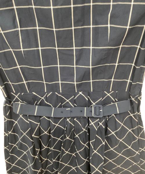 BROOKS BROTHERS（ブルックスブラザーズ）BROOKS BROTHERS (ブルックスブラザーズ) 半袖ワンピース ネイビー×ホワイトの古着・服飾アイテム