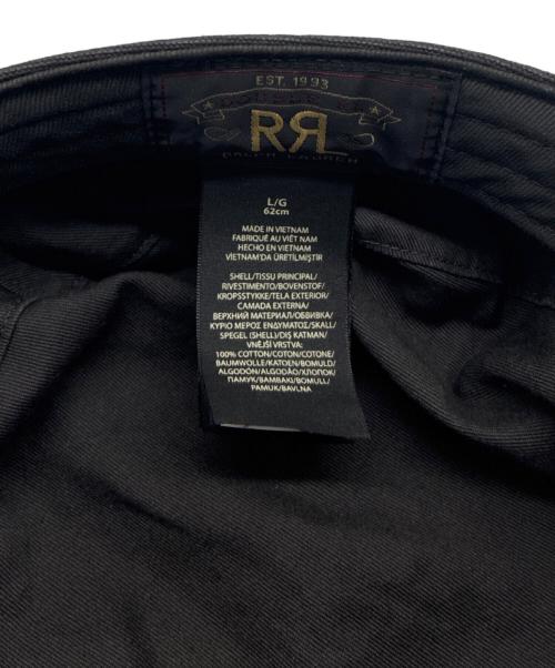 RRL（ダブルアールエル）RRL (ダブルアールエル) ニュースボーイキャップ ブラック サイズ:L/G 62cmの古着・服飾アイテム