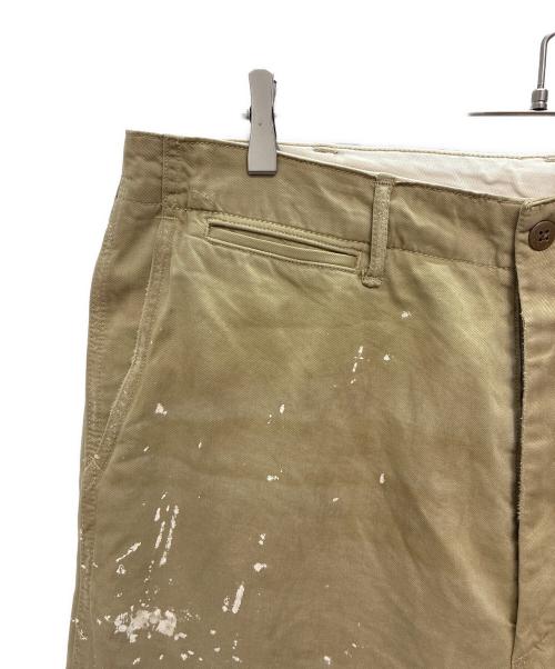 RRL（ダブルアールエル）RRL (ダブルアールエル) ディストレスチノフィールドパンツ ベージュ サイズ:38×32の古着・服飾アイテム
