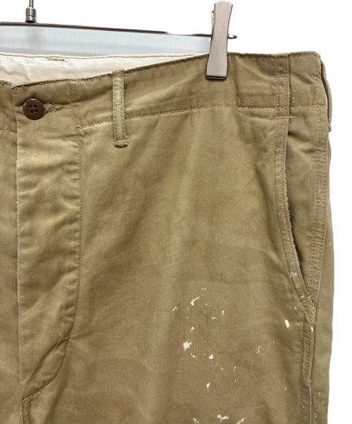RRL（ダブルアールエル）RRL (ダブルアールエル) ディストレスチノフィールドパンツ ベージュ サイズ:38×32の古着・服飾アイテム