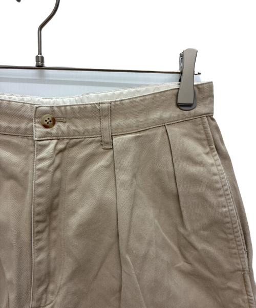 POLO RALPH LAUREN（ポロ・ラルフローレン）POLO RALPH LAUREN (ポロ・ラルフローレン) TYLER SHORT / 2タックチノショーツ ベージュ サイズ:32の古着・服飾アイテム