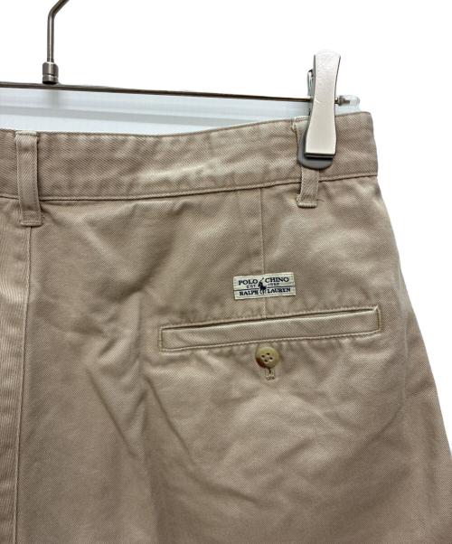POLO RALPH LAUREN（ポロ・ラルフローレン）POLO RALPH LAUREN (ポロ・ラルフローレン) TYLER SHORT / 2タックチノショーツ ベージュ サイズ:32の古着・服飾アイテム