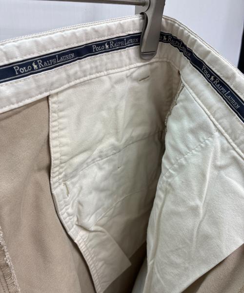 POLO RALPH LAUREN（ポロ・ラルフローレン）POLO RALPH LAUREN (ポロ・ラルフローレン) TYLER SHORT / 2タックチノショーツ ベージュ サイズ:32の古着・服飾アイテム
