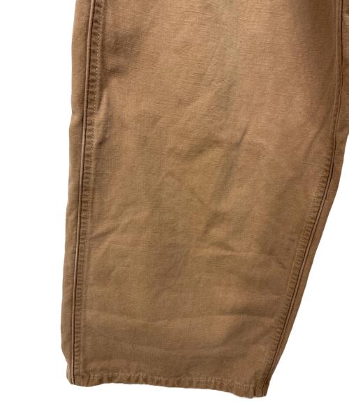 RRL（ダブルアールエル）RRL (ダブルアールエル) ディストレスト キャンバス オーバーオール ブラウン サイズ:SIZE XXLの古着・服飾アイテム