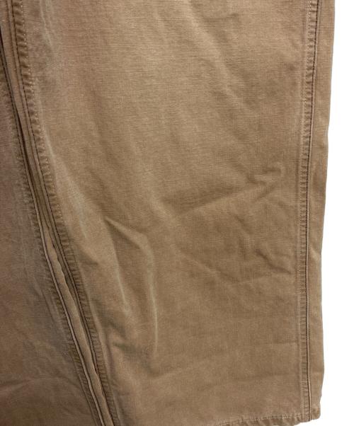 RRL（ダブルアールエル）RRL (ダブルアールエル) ディストレスト キャンバス オーバーオール ブラウン サイズ:SIZE XXLの古着・服飾アイテム