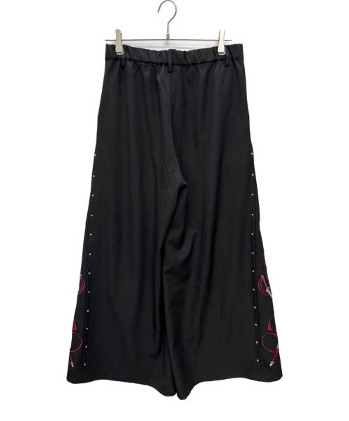 REZEN（リゼン）REZEN (リゼン) 真紅 / 刀×スタッズ袴パンツ ブラック サイズ:Lの古着・服飾アイテム