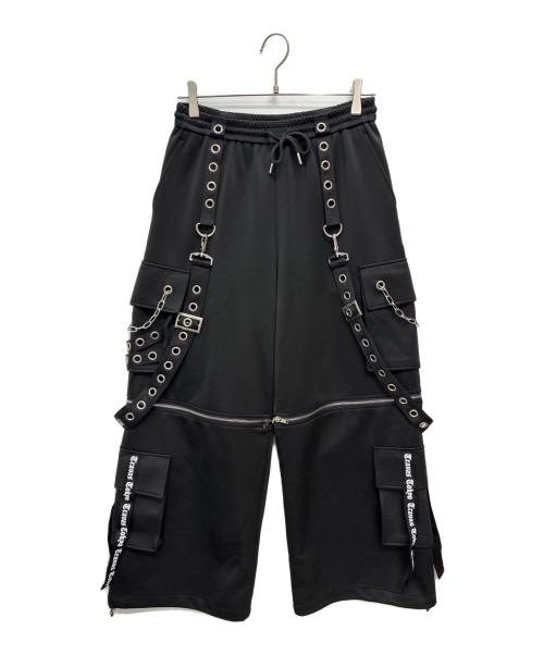 TRAVAS（トラバス）TRAVAS (トラバス) サスペンダー付きセパレートカーゴパンツ ブラック サイズ:Mの古着・服飾アイテム