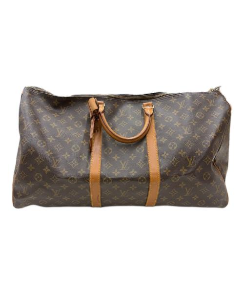 LOUIS VUITTON（ルイ ヴィトン）LOUIS VUITTON (ルイ ヴィトン) モノグラム キーポル55 トラベルバッグ ブラウンの古着・服飾アイテム