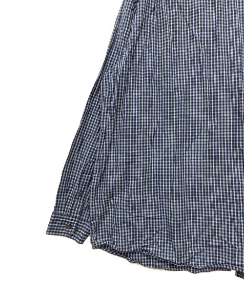 L.L.Bean（エルエルビーン）L.L.Bean (エルエルビーン) 00s メタルボタン チェックシャツ ブルー×ホワイト サイズ:SIZE XXLの古着・服飾アイテム