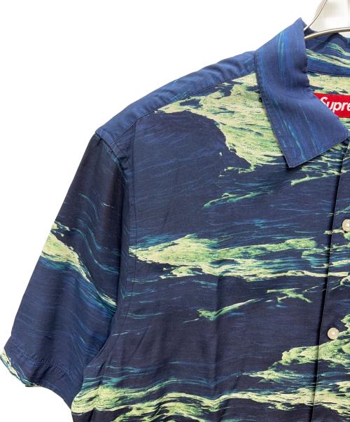 SUPREME（シュプリーム）Supreme (シュプリーム) 25SS Boat S/S Shirt ネイビー×グリーン サイズ:Mの古着・服飾アイテム