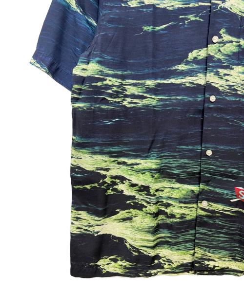 SUPREME（シュプリーム）Supreme (シュプリーム) 25SS Boat S/S Shirt ネイビー×グリーン サイズ:Mの古着・服飾アイテム